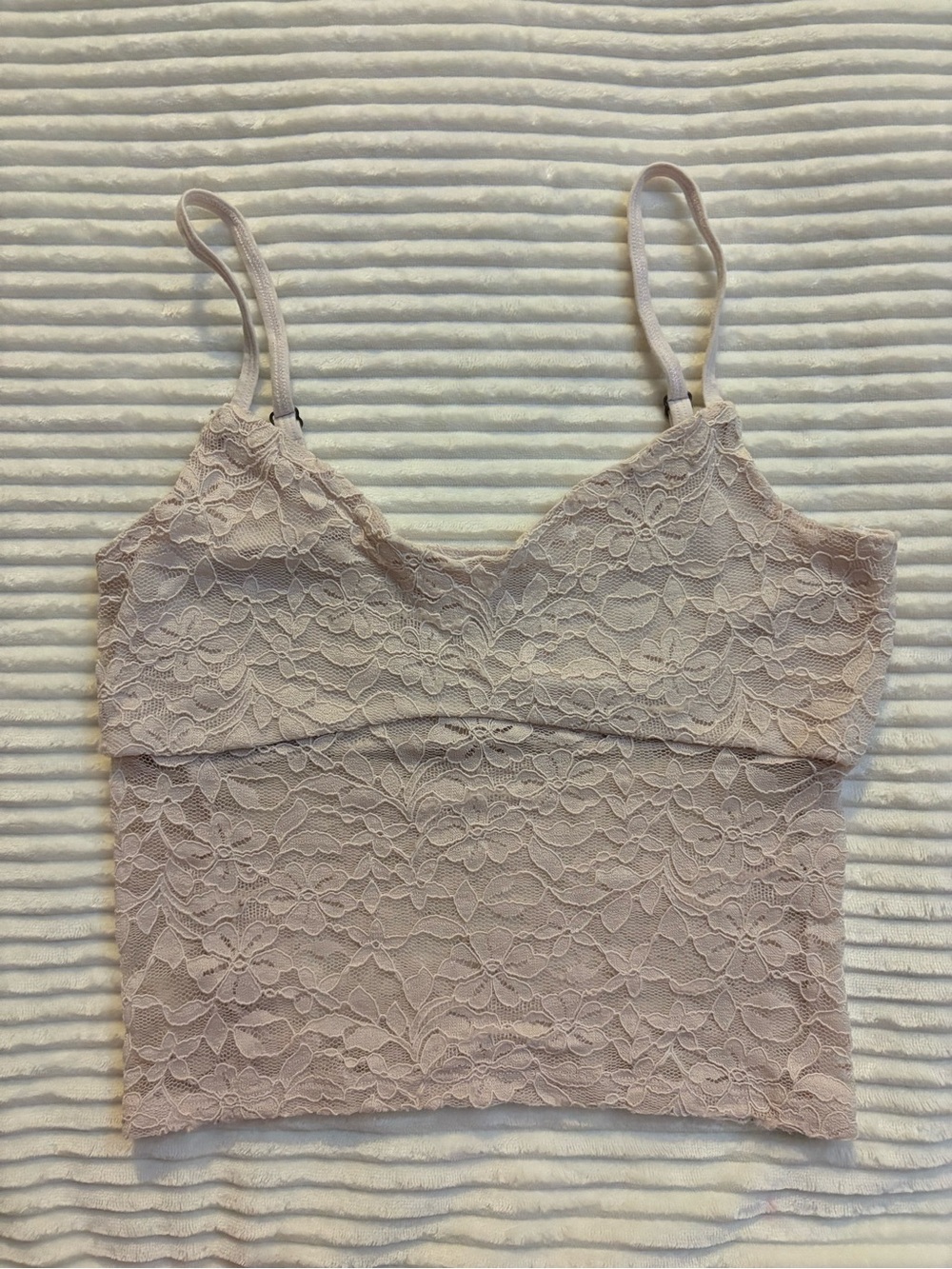 Hollister Pink Lace Cami Top